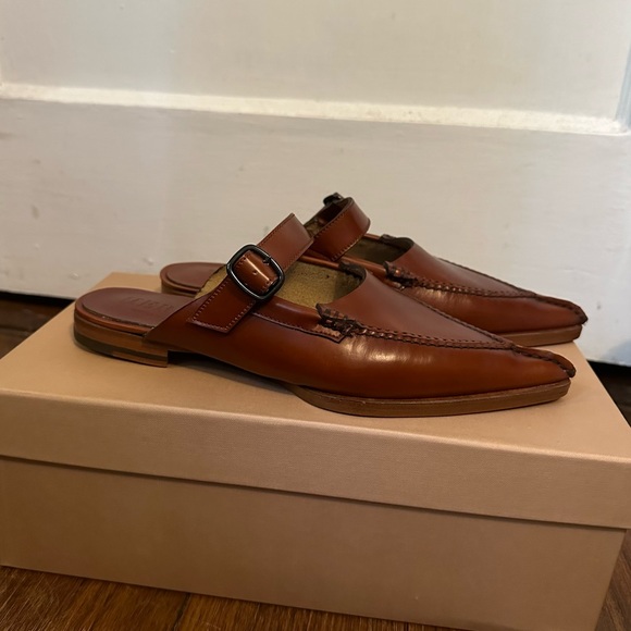 Hereu Punta Pointy Mule Loafer, Size 36, Tan, NIB - Picture 4 of 9